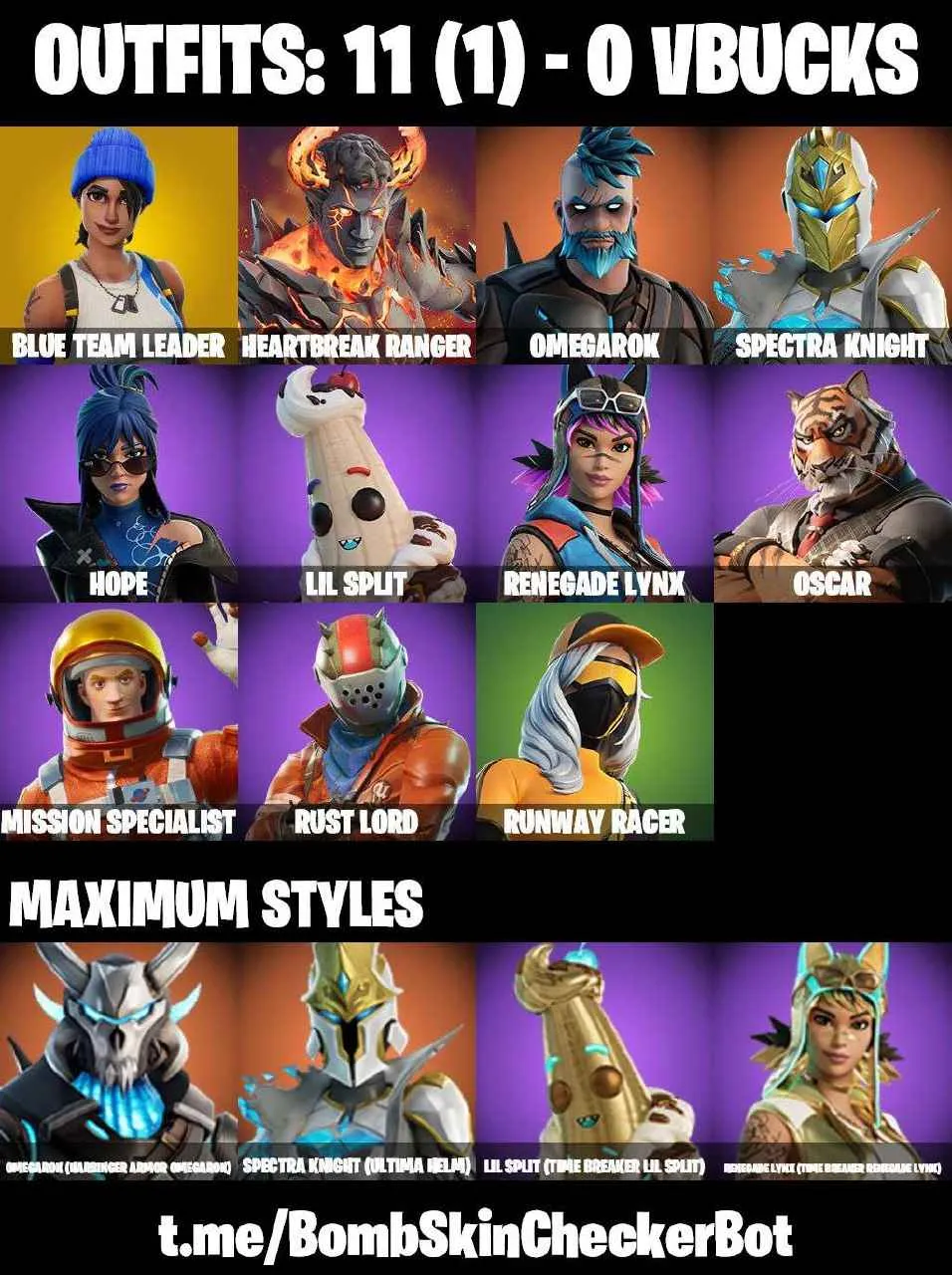 ❤️11 SKINS❤️TAKE THE L❤️BLUE TEAM LEADER❤️HOPE❤️RUNWAY RACER❤️ICE BREAKER❤️PEELY WHIP❤️CAN PLAY ON PSN❤️XBOX❤️PC❤️NINTENDO❤️MOBILE❤️0 VBUCKS❤️FULL EMAIL ACCESS❤️
