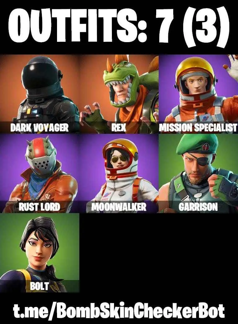 ❤️7 SKINS❤️47 COSMETICS❤️TAKE THE L❤️BOLT❤️GARRISON❤️DARK VOYAGER❤️REX❤️SNOWFLAKE❤️RUST BUCKET❤️CAN PLAY ON PSN❤️XBOX❤️PC❤️NINTENDO❤️MOBILE❤️100 VBUCKS❤️FULL EMAIL ACCESS❤️