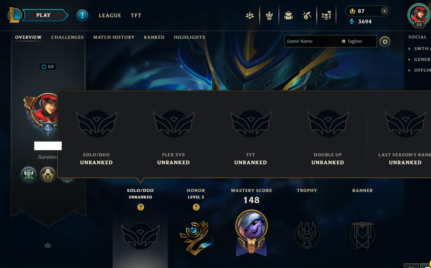 🏆 Mena  League of legends + Eu Valorant Account ✨Amazing skins  🔥 High Level⌛27 Agent + 57 Champ 🏆 28 skin in Leag + 15 skin in valo  🚀 Full Recovery Info ✅
