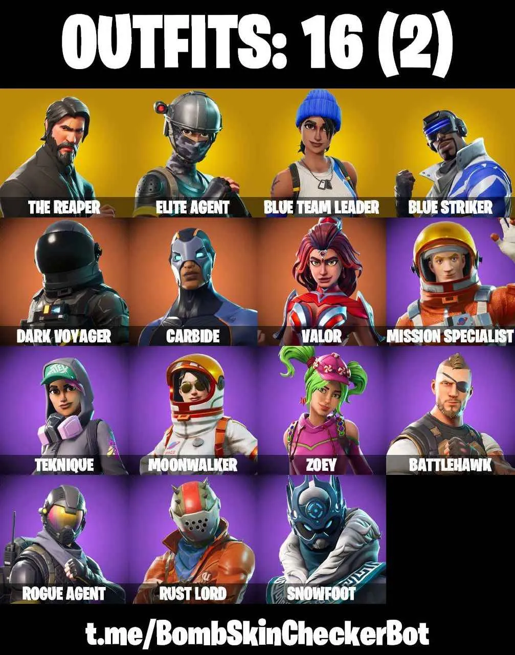 ❤️16 SKINS❤️TAKE THE L❤️THE REAPER❤️ELITE AGENT❤️ORANGE JUSTICE❤️ZOEY❤️BLUE TEAM LEADER❤️ROGUE AGENT❤️RUST BUCKET❤️CAN PLAY ON PSN❤️XBOX❤️PC❤️NINTENDO❤️MOBILE❤️200 VBUCKS❤️FULL EMAIL ACCESS❤️