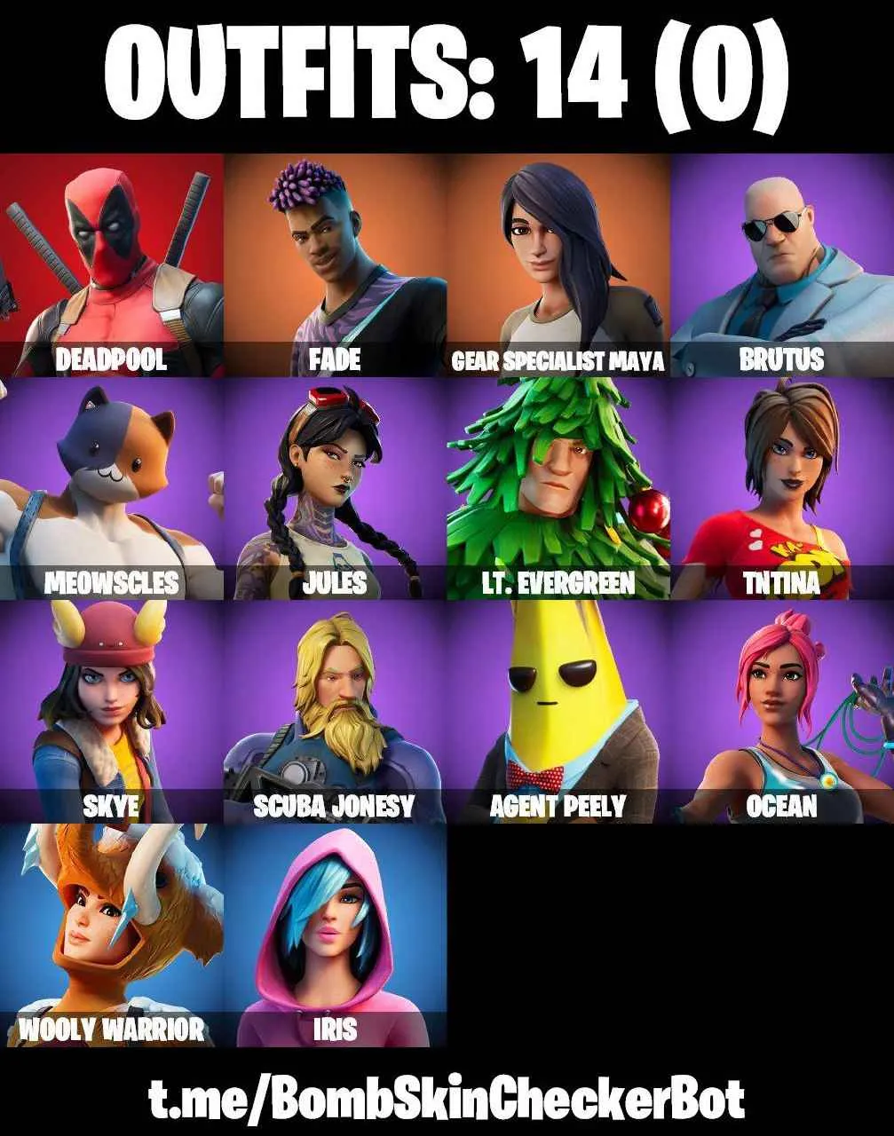 ❤️14 SKINS❤️MINTY❤️MAYA❤️JULES❤️AGENT PEELY❤️SKYE❤️MEOWSCLES❤️PEPPERMINT PICK❤️CAN PLAY ON PSN❤️XBOX❤️PC❤️NINTENDO❤️MOBILE❤️0 VBUCKS❤️FULL EMAIL ACCESS❤️