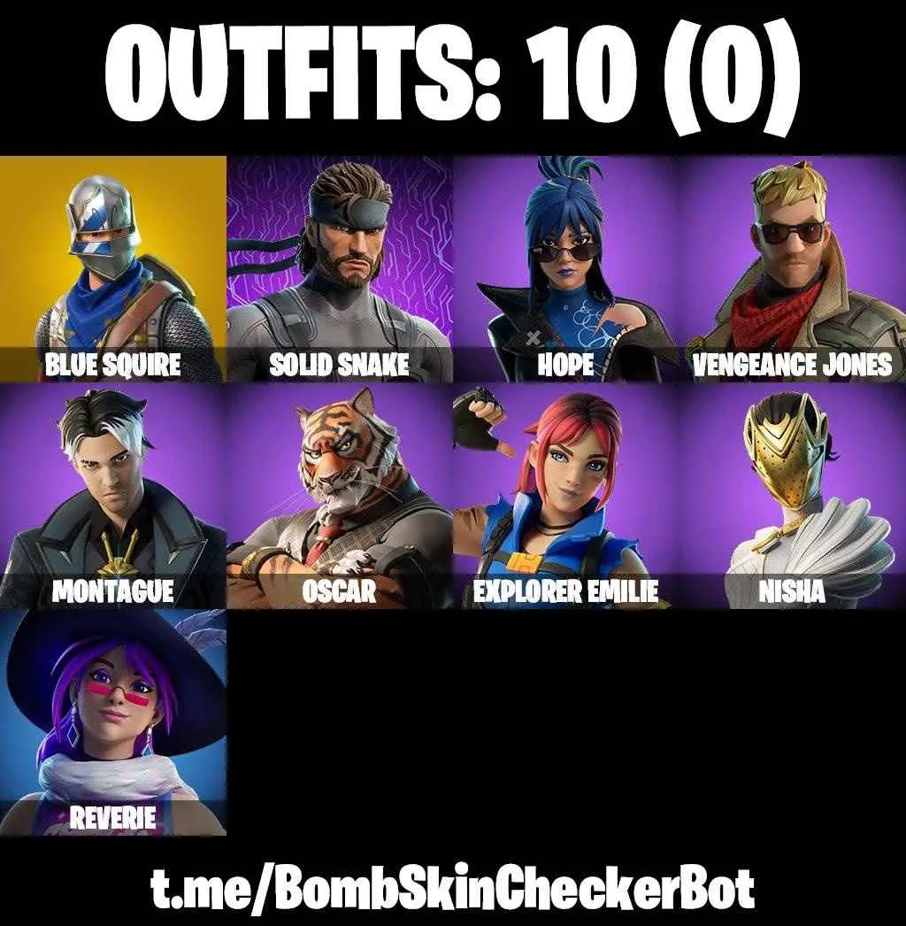 ❤️10 SKINS❤️73 COSMETICS❤️BLUE SQUIRE❤️REVERIE❤️HOPE❤️CAN PLAY ON PSN❤️XBOX❤️PC❤️NINTENDO❤️MOBILE❤️200 VBUCKS❤️FULL EMAIL ACCESS❤️