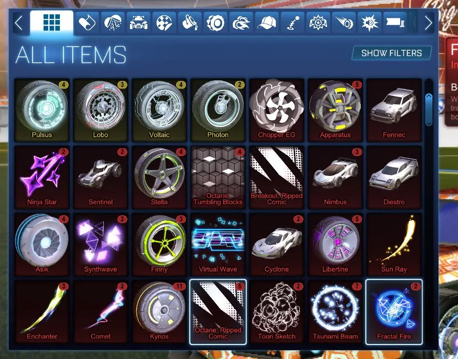 STOCK500 //Titanium White Octane Fennec 40+ Cars 40+ Black Markets Dissolver Heatwave Dueling Dragons
