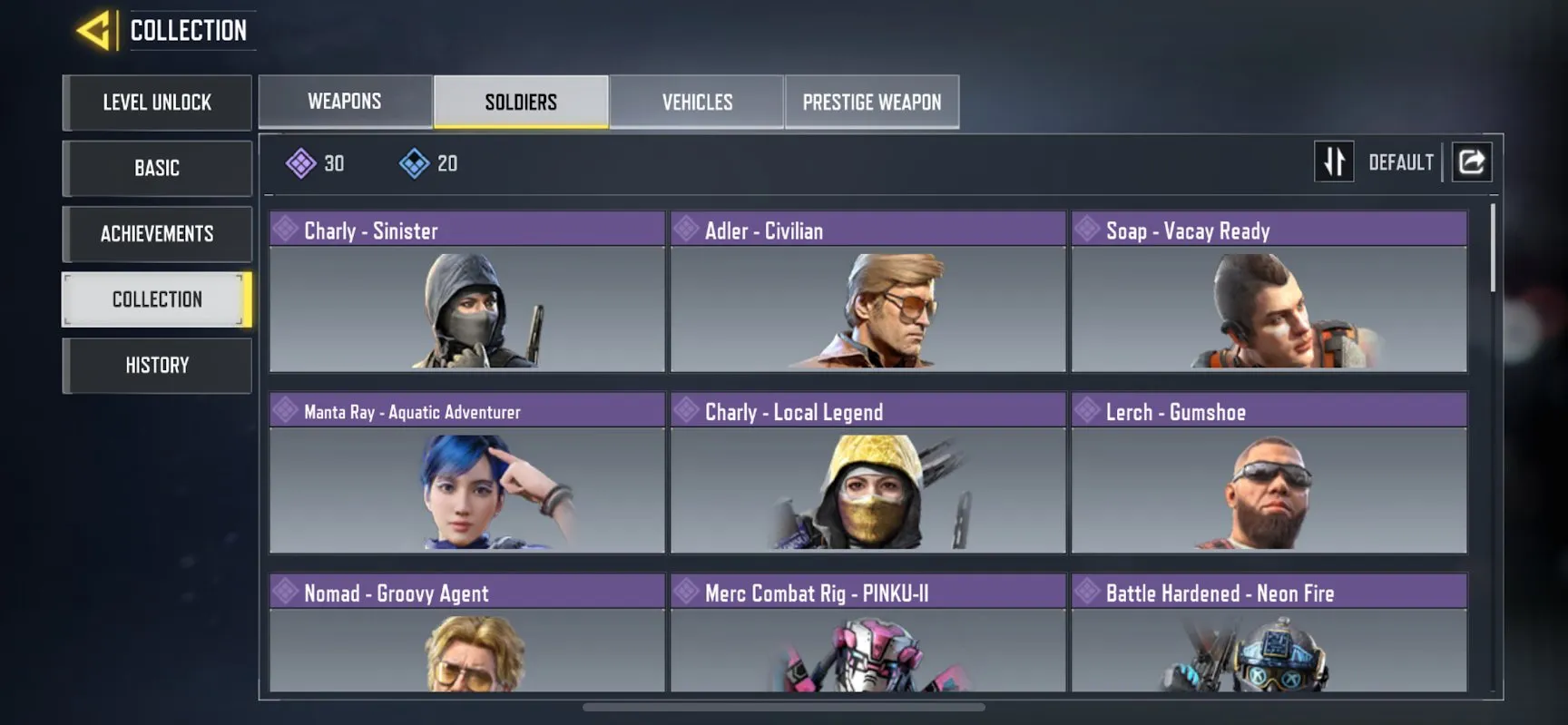 CODM69 High Level 213 Garena Account | 78 Epic Weapons | 30 Epic Characters 