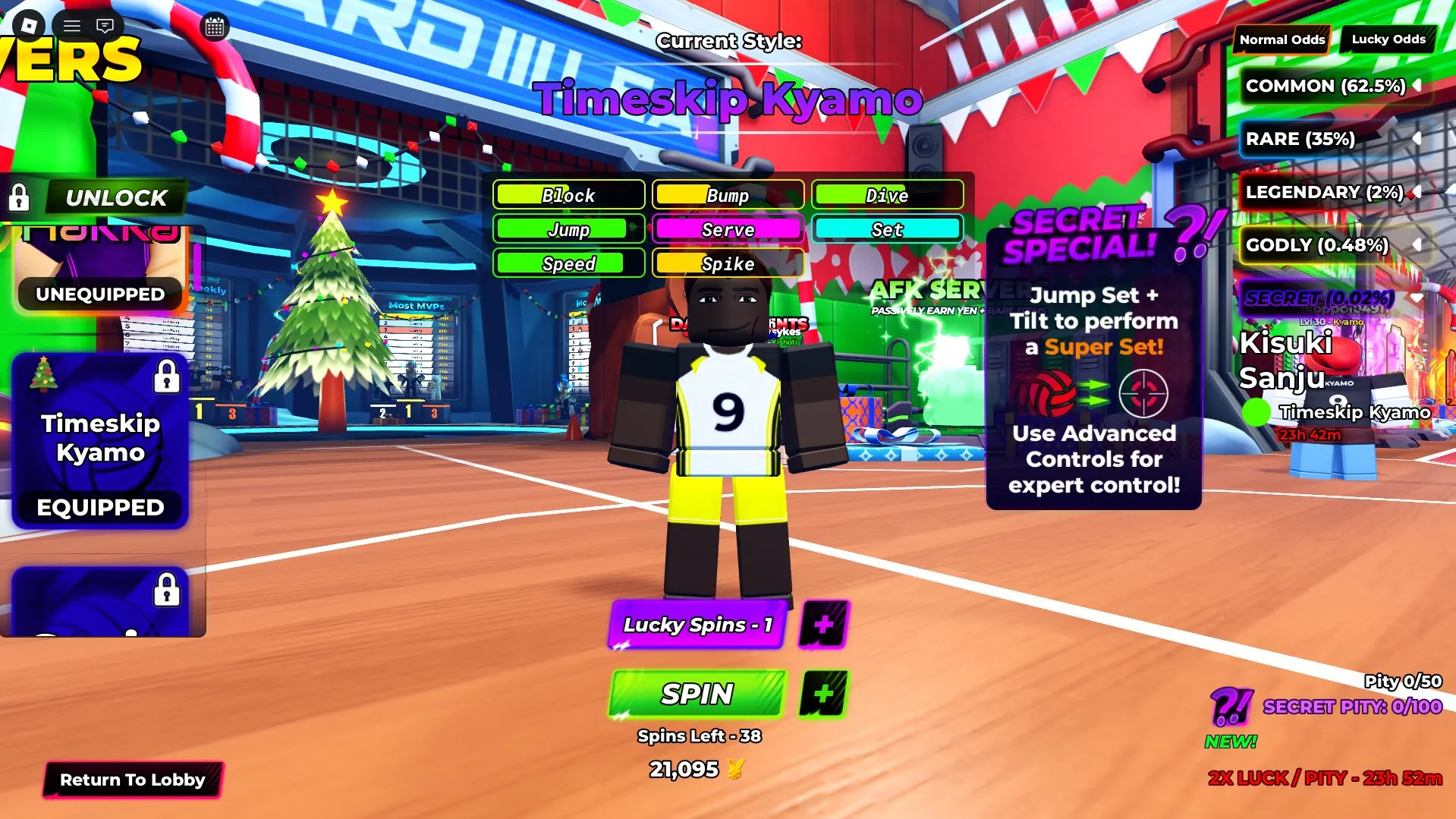 RBL3109 Hakka Sanju Timeskip Kyamo Magnetic Pull Festival Ball Pro Season 9 Account (G)