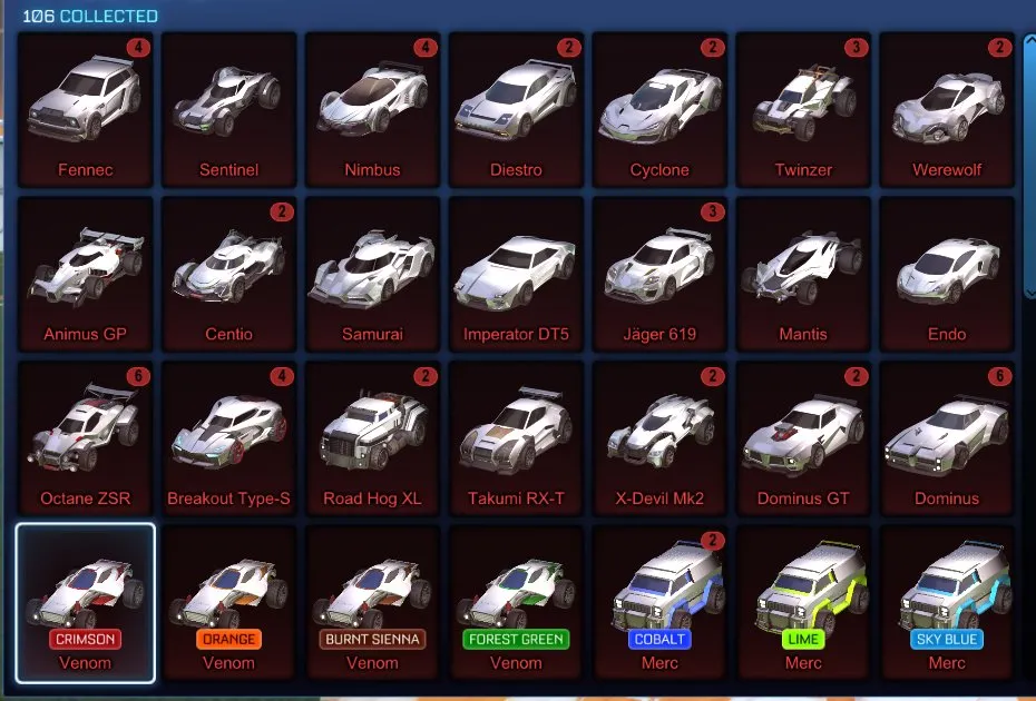 STOCK586 //Fennec, Fire God, Dueling Dragons, Poly Pop, 49 Black Markets, 106 Cars