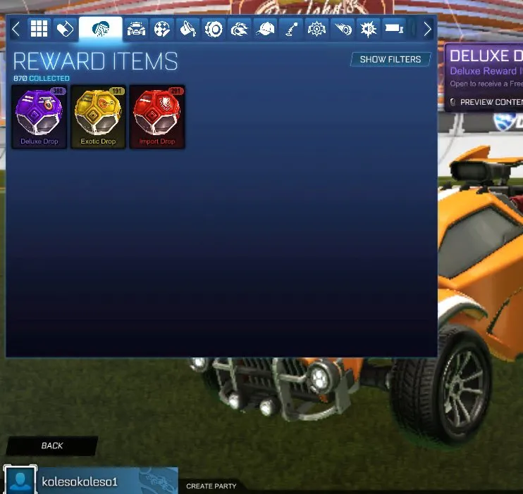 STOCK390 // LIMITED EPIC GAMES ACCOUNT, 870 Unopened Deluxe, Exotic, Import Chests