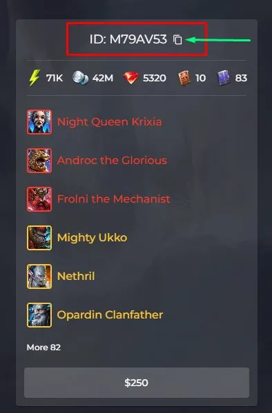 ✧･ﾟ:*✧ 15% OFF ✧･ﾟ:*✧ Prices Falling Like Summer Rain Raid: Shadow Legends - Level 20, 1 Mythical Champion (Lazarius)(#E41407709f) ✧･ﾟ:*✧