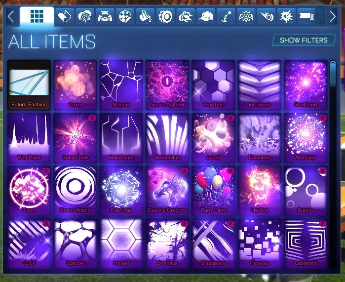 STOCK914 //Fennec Account with Aronnax GP Breakout Type-S Sky Blue Octane ZSR Proteus Road Hog and 30+ Cars 30+ Boost(K)