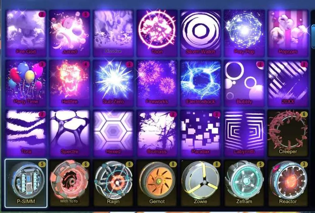 STOCK821 // TW Octane & Fennec with TW / Black Tactical Nuke, TW Apex, Fire God, Mainframe, Dissolve (K)