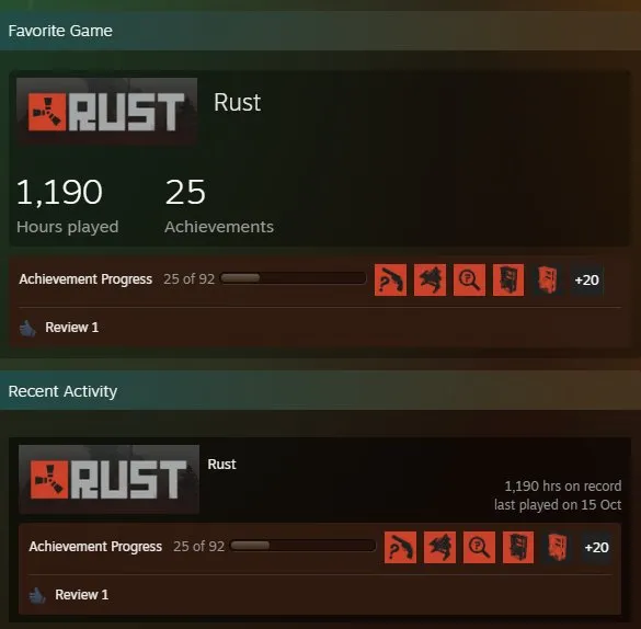 ✧･ﾟ:*✧ 15% OFF ✧･ﾟ:*✧ Too Good to Post Here Rust Account - Level 10, 35 Skins, 1000 Hours Played(#E56773968f) ✧･ﾟ:*✧
