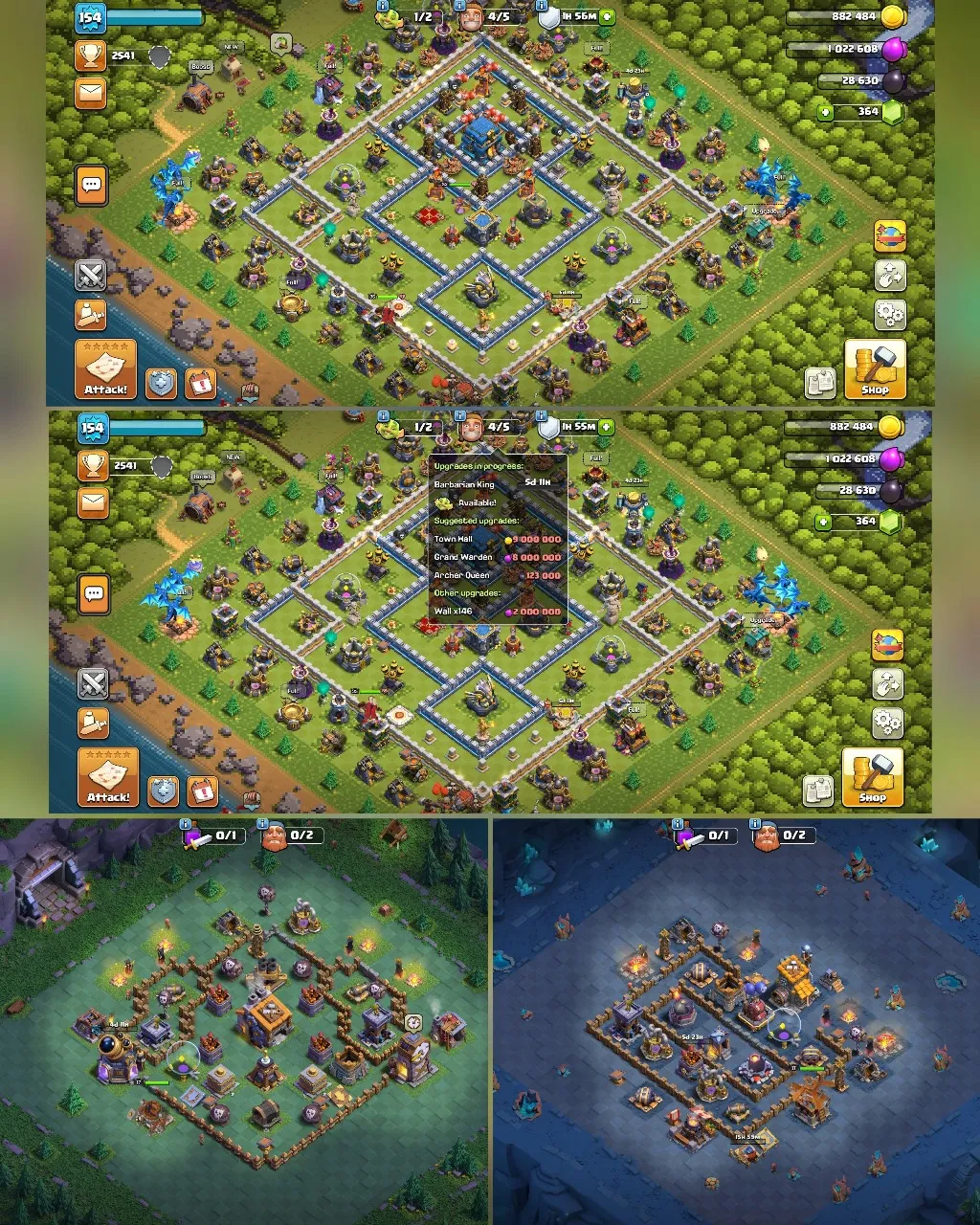 C023 TH12 PIXEL SCENERY - XP154 - 364 GEMS - CN 500 GEMS - BK54 SKIN PIXEL KING - AQ53 SKIN JUNGLE