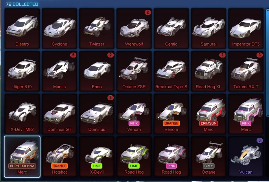 RL894 //Dominus, Endo, Fennec, 40+ Cars, Painted Variants, Premium Wheels & Goal Explosions (K)