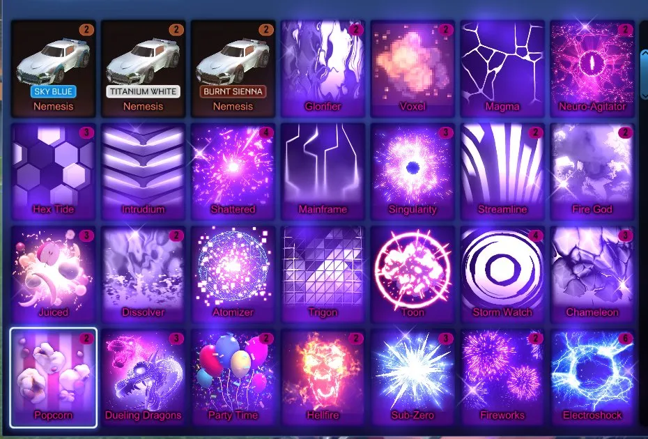 STOCK792 //TW Octane Fennec Dominus Endo TW Apex Set Black TW Tactical Nuke Big Splash Hex Tide Mainframe (K)