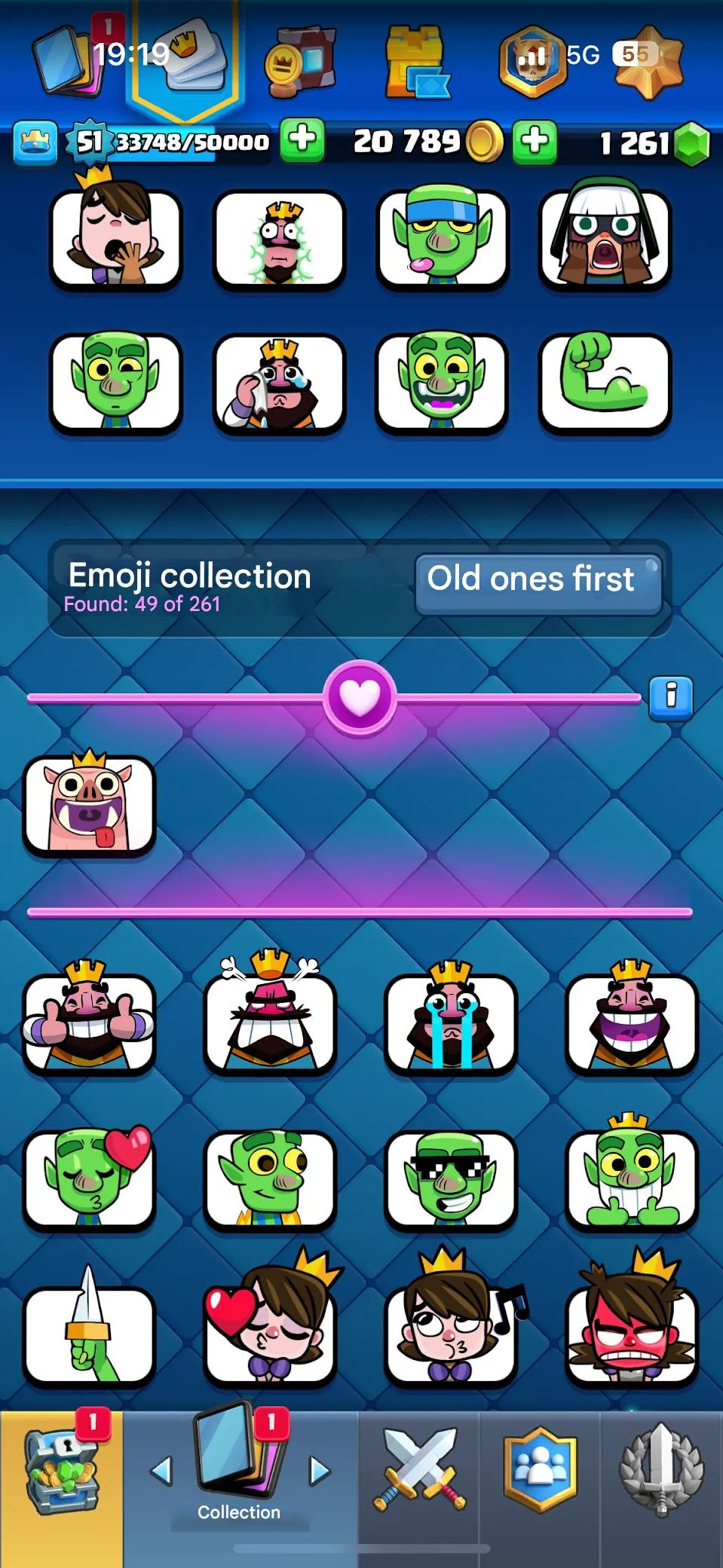 CR484 //Top Account 9350 Trophies — 5 Elite Level 15 Cards, 4 Level 14 Cards, 7 Evolutions, 18 Legendary Cards, 49 Emotes, 50 Decorations