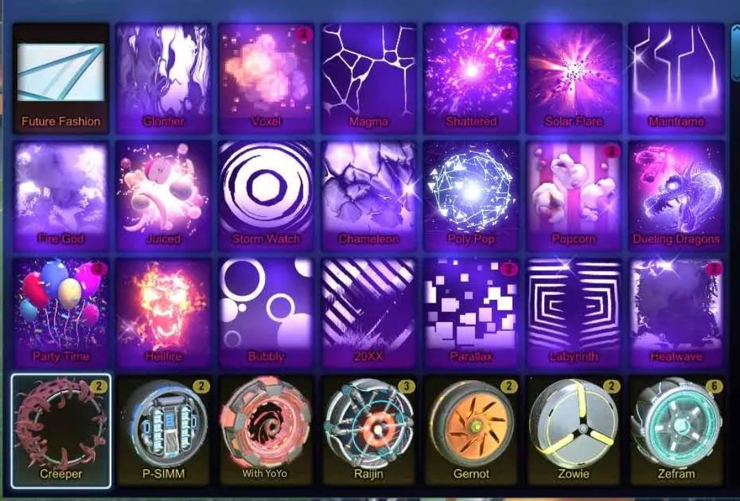 STOCK812 //Fennec, Titanium White Road Hog, Black Market Goal Explosions, 250+ Exotic/Import Items (K)