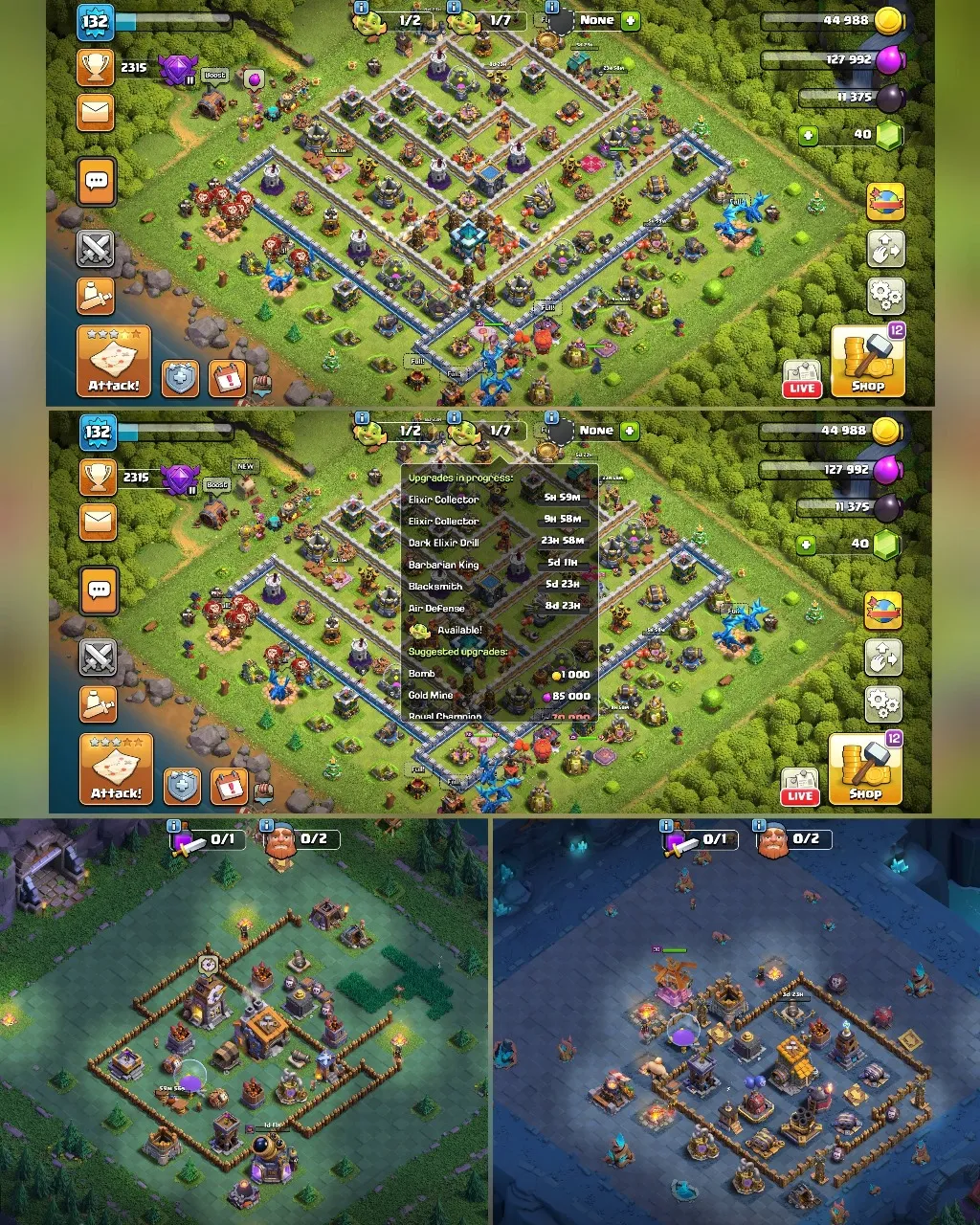 C036 TH13 - XP132 - 40 GEMS - CN 0 GEMS - BK52 SKIN SUPER SQUAD KING - AQ60 SKIN ICE QUEEN - GW28 - RC1 - BM24 - BC25
