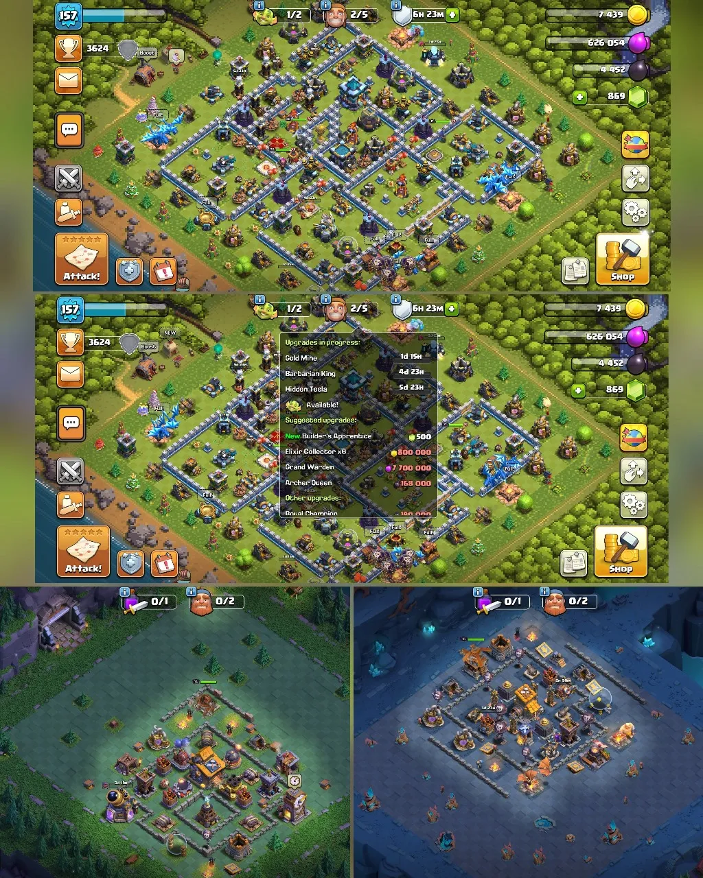 C054 TH13 PIXEL SCENERY - XP157 - 869 GEMS - CN 0 GEMS - BK52 SKIN2 GG14 SB1 - AQ62 SKIN ICE QUEEN FA12 - GW32 SKIN PARTY WARDEN