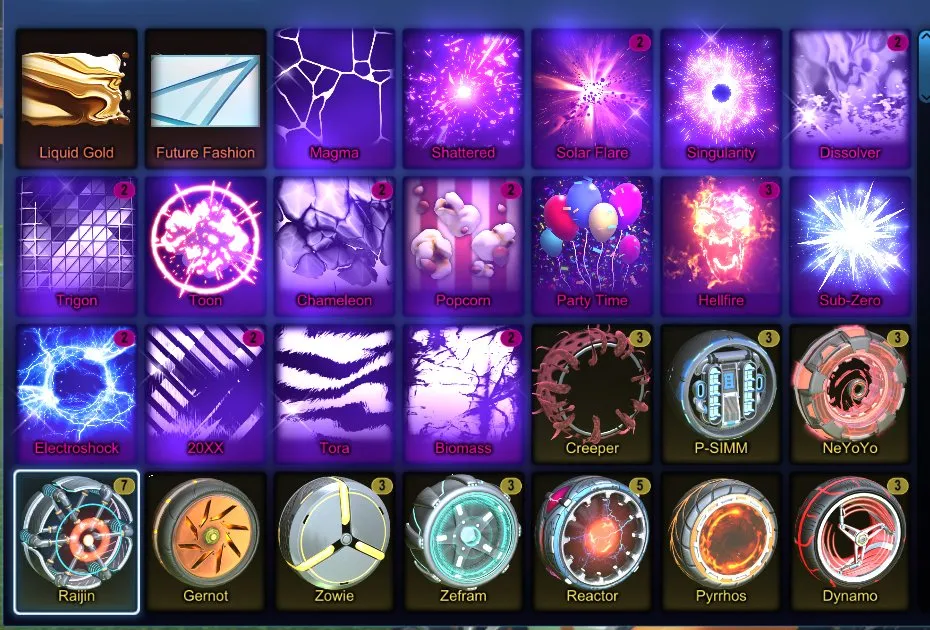 STOCK746 //Dominus, Imperator, Mantis, Octane ZSR, 250+ Black Market / Import / Exotic Items (K)