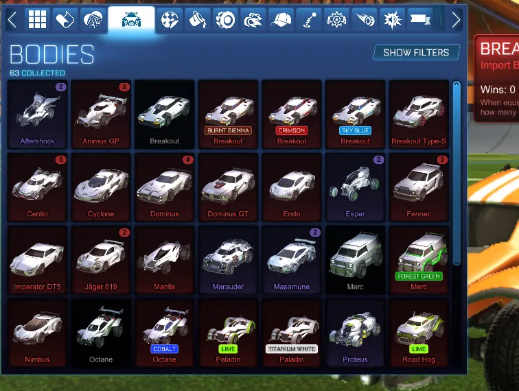 STOCK900 // Fennec Dominus 200+ Black Markets Exotics Imports Breakout Octane Aftershock Ares GP (K)