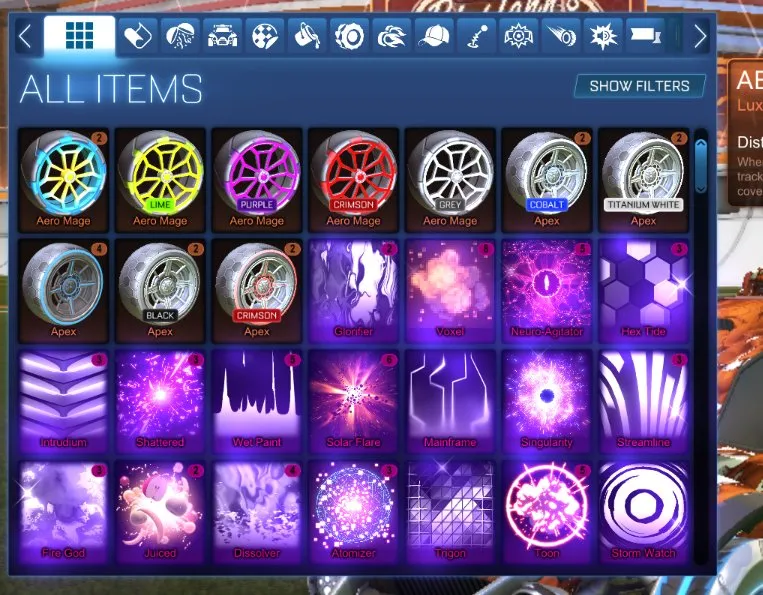 STOCK692 //TW Octane Fennec Luxury Inventory – 200+ Bodies, Apex & Aero Mage Wheels, Black/TW Tactical Nuke (K)