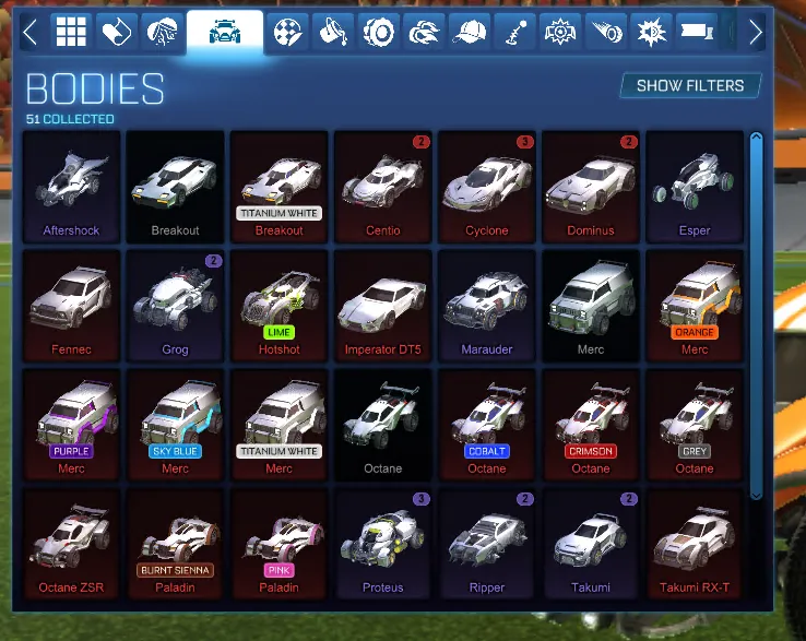 STOCK944 //Fennec Dominus Titanium White Breakout 200+ BM Exotic Import Bodies (K)