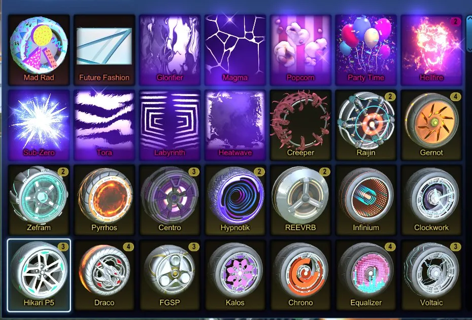 STOCK703 // TW Octane, Fennec, TW X-Devil, TW Standard, Black Standard, Many Painted Cars, 114 Exotic Drops (K)