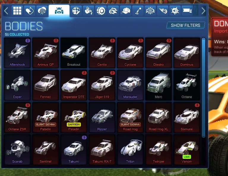 STOCK892 // Acc with Fennec, Dominus, 200+ BM's / Exotic's / Import's (K)