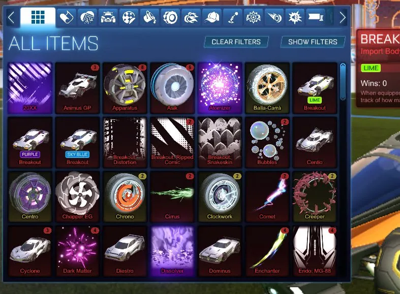 STOCK649 //Fennec, 20XX, Mainframe, Dissolver, Hexed, Black Flamethrower, Infinium, 30+ Cars, 270+ Drops (K)