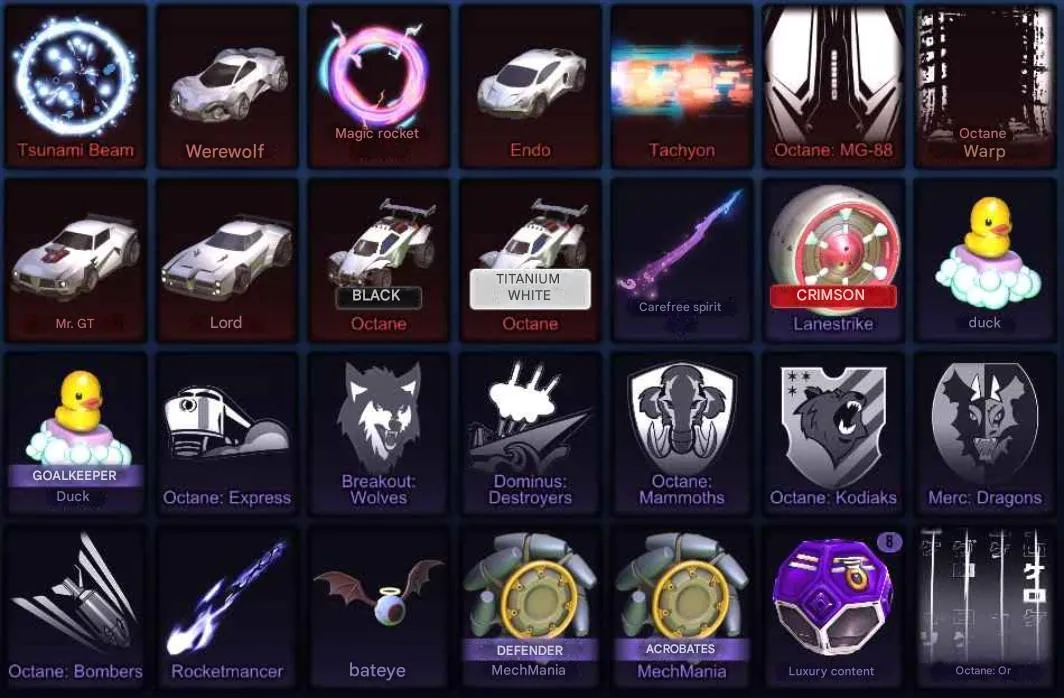 RL973 //3 Fennec, Nemesis Set, Corvette ZR1, BMW M3, Tesla Cybertruck, Tsunami Beam, Magic Rocket, Tachyon (K)
