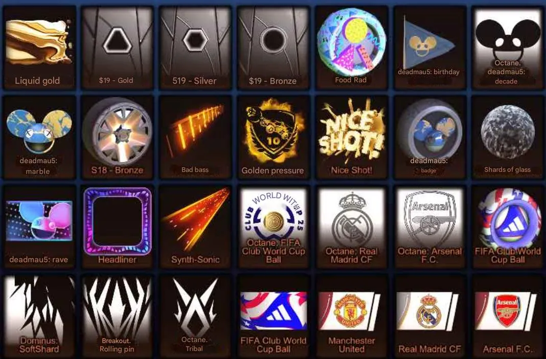 RL985 //High Tier Inventory With Liquid Gold, Deadmau5, BMW 1 Series, Pixel Piggo, Season 14 Wheels, Nissan Fairlady Z (K)
