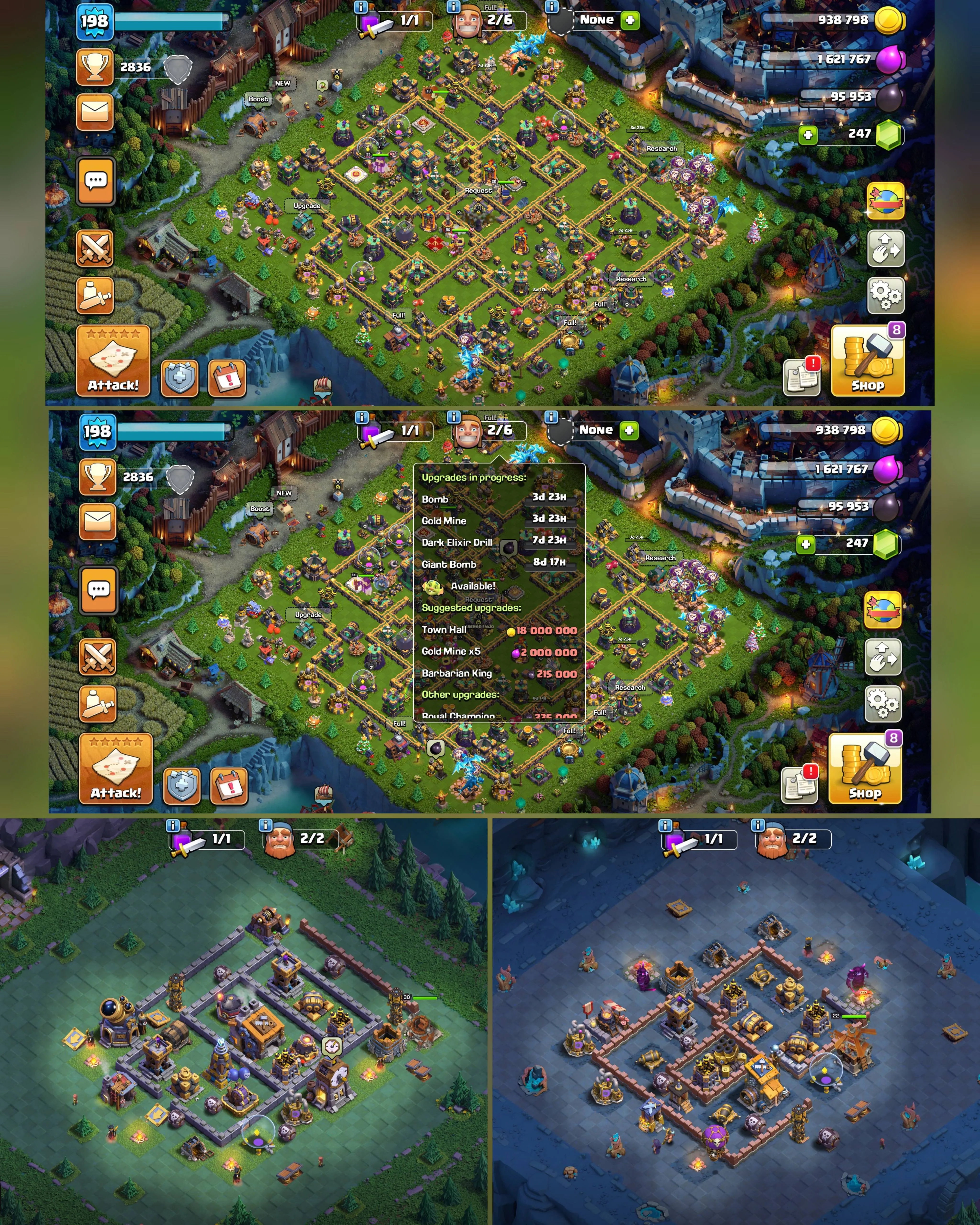 C011 TH14 SCENERY3 DARK AGES, PIXEL, JUNGLE - XP198 - 247 GEMS - CN 1,000 GEMS - 4 HEROES PIXEL SET SKINS - BK73 SKIN3 GG17
