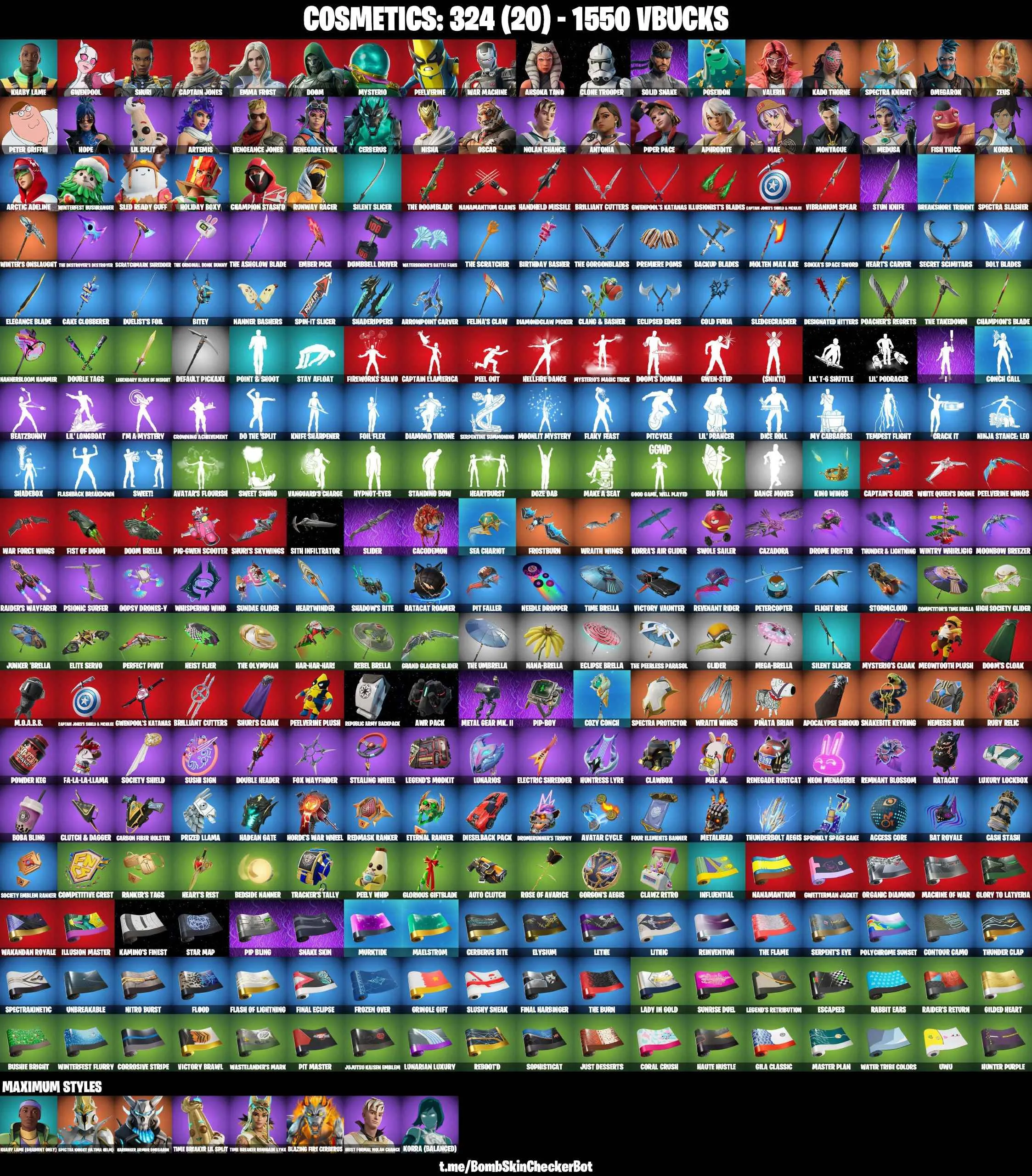 ❤️42 SKINS❤️CLONE TROOPER❤️AHSOKA TANO❤️ARTEMIS❤️HOPE❤️MEDUSA❤️ARCTIC ADELINE❤️CHAMPION STASHD❤️RUNWAY RACER❤️CAN PLAY ON PSN❤️XBOX❤️PC❤️NINTENDO❤️MOBILE❤️1550 VBUCKS❤️FULL EMAIL ACCESS❤️