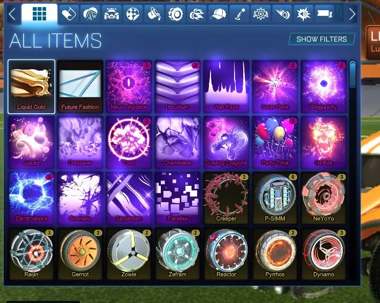 STOCK724 //Fennec, Titanium White Hotshot, 25+ Black Markets, Anodized Pearl, Painted Cars & Wheels (K)