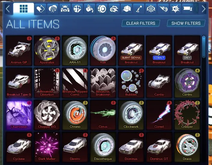 STOCK609 //Fennec Endo Inventory with 135 Exotic Drops, Painted Merc and Road Hog, Titanium White Flamethrower (K)