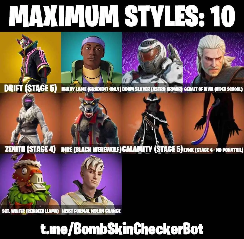 ❤️88 SKINS❤️TAKE THE L❤️THE REAPER❤️ELITE AGENT❤️GET GRIDDY❤️ORANGE JUSTICE❤️ZOEY❤️ROOK❤️HELSIE❤️BULLSEYE❤️DRIFT(STAGE 5)❤️LYNX(STAGE 4)❤️CALAMITY(STAGE 5)❤️DIRE(MAX)❤️NOG OPS❤️SNOWFLAKE❤️RUST BUCKET❤️CAN PLAY ON PSN❤️XBOX❤️PC❤️NINTENDO❤️MOBILE❤️550 VBUCKS❤️