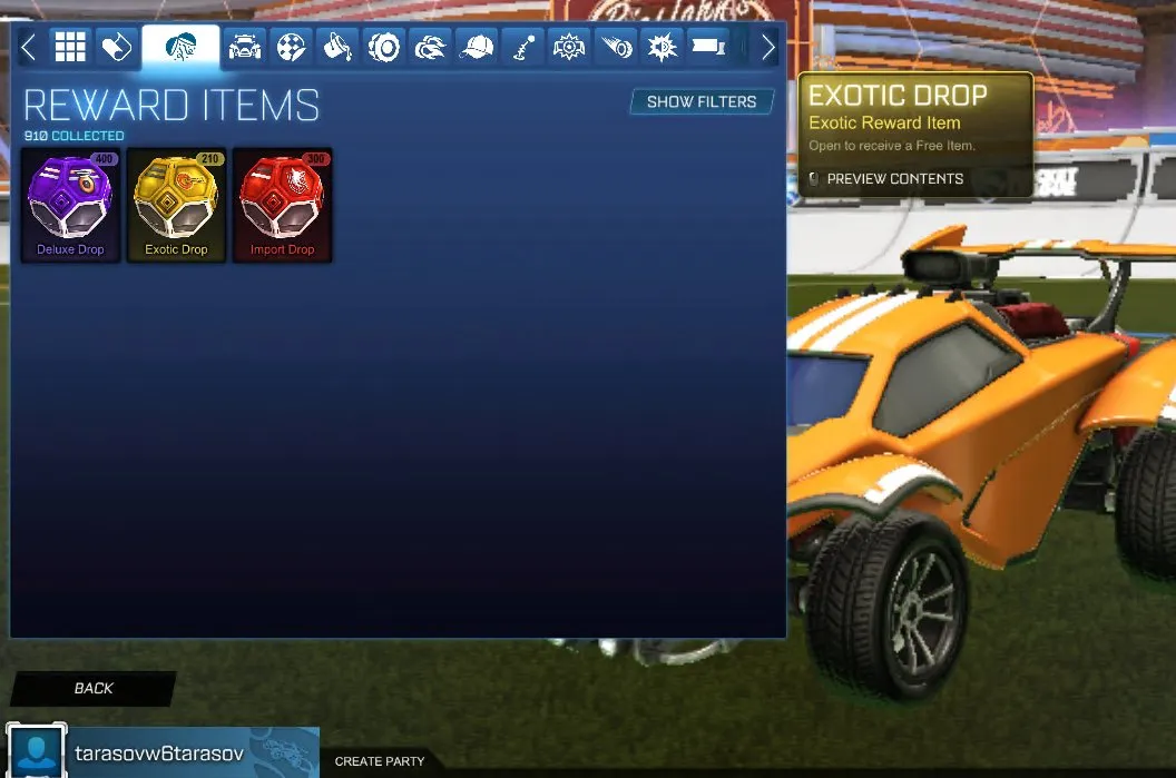 RL891 //910 Chests | Deluxe, Exotic, Import Drops | Chance for Fennec, Titanium White Octane (K)