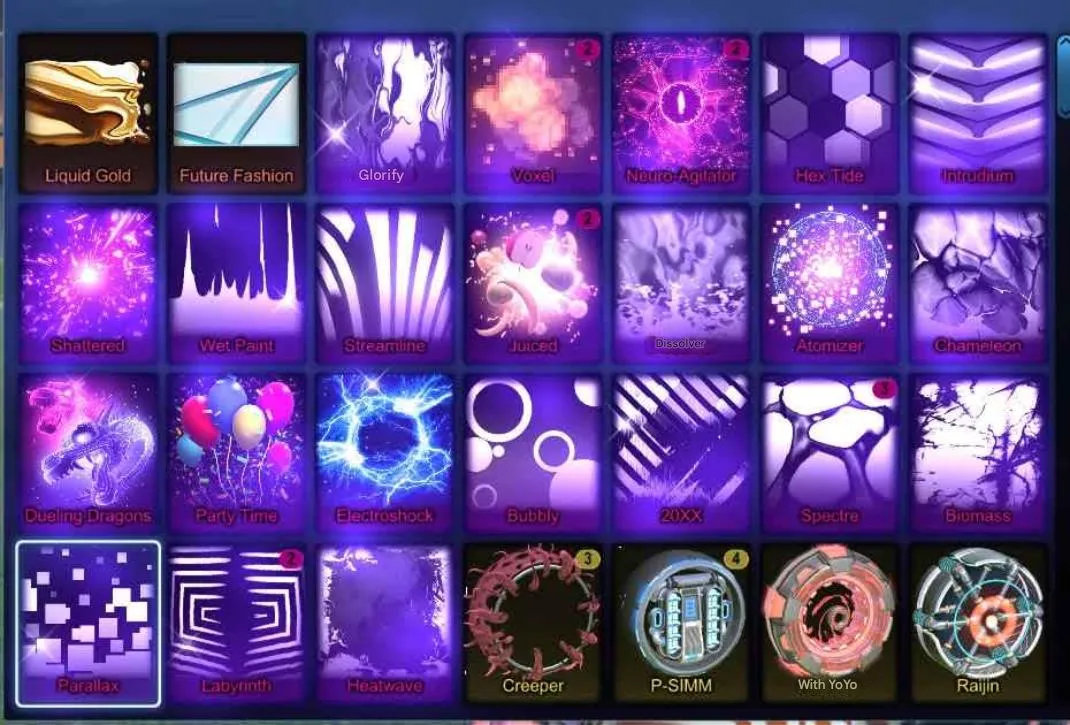 STOCK831 //Massive Inventory With 28 Black Market Decals, Fennec, Painted Cars, Rare Wheels and Goal Explosions (K)