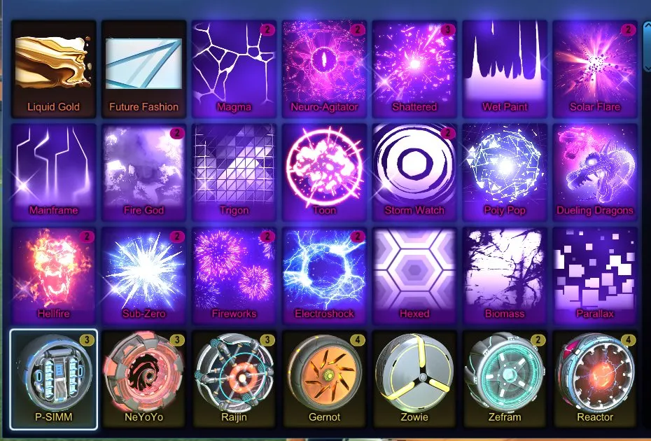 STOCK767 //Samurai Imperator Dominus GT Painted Merc Venom Black Market Goal Explosions Massive Inventory (K)