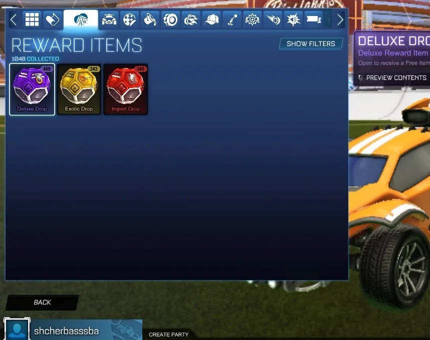 RL890 //1048 Chests | Deluxe, Exotic, Import Drops | Chance for Fennec & Titanium White Octane (K)