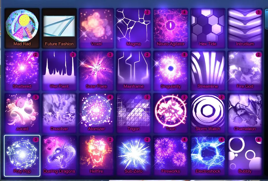 STOCK695 //ACC with Fennec, 70+ Painted Cars, 70+ Black Markets, Octane ZSR, Dominus, Dueling Dragons (K)