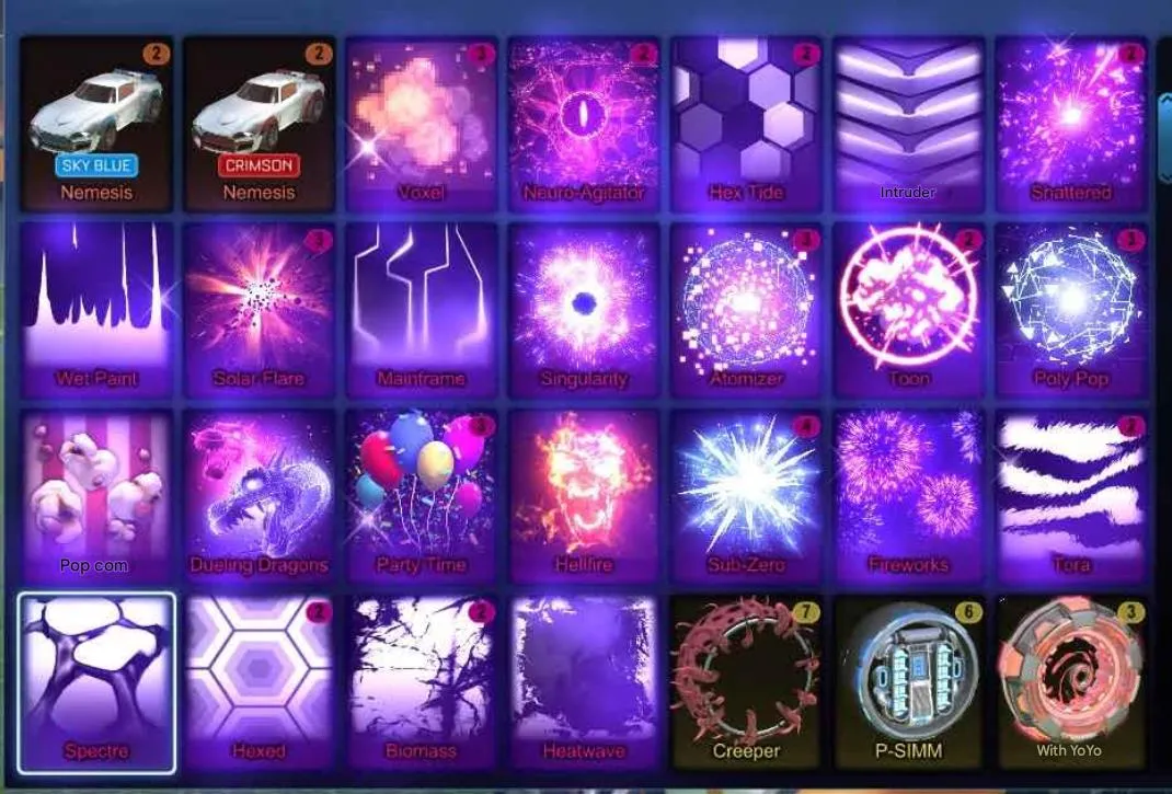 STOCK810 //TW Octane, Fennec, TW Apex, TW Tactical Nuke, Black Nuke, Mainframe, Hellfire, Sub-Zero, Fireworks (K)