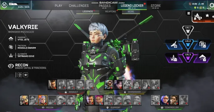 AP565 //Lifeline Relic | Level 81 | 14 Legendary Skins | Relic Unlocked | Rookie Rank (K)