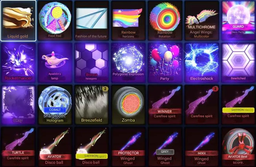 RL981 //Dingo + Octane Belgium + Zomba + Electroshock + Liquid Gold + Chainsaw Set (K)