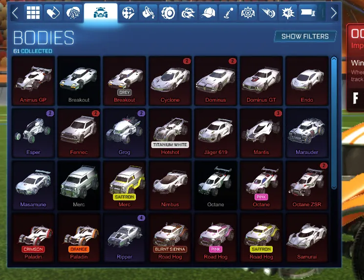 STOCK871 //Fennec Octane ZR Breakout Dom GT Titanium White 20+ Boosts Wheels Bodies Engines Exhausts (K)