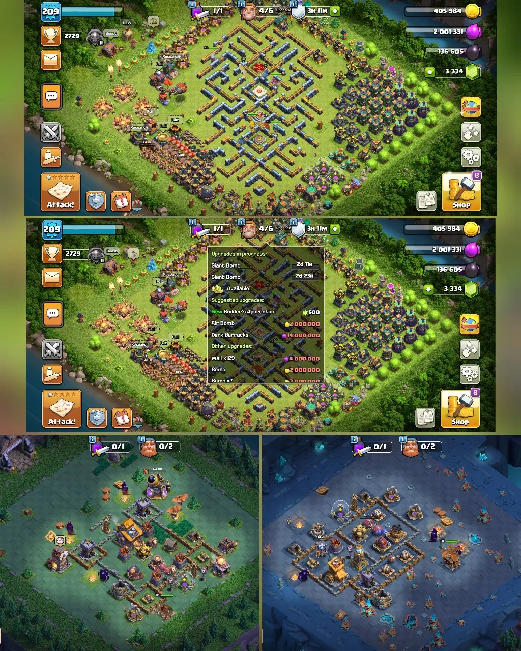 C056 TH14 JUNGLE SCENERY - XP209 - 3334 GEMS - CN 1000 GEMS - BK80 SKIN3 GG17 - AQ80 SKIN4 FA14 - GW55 SKIN2 FB5