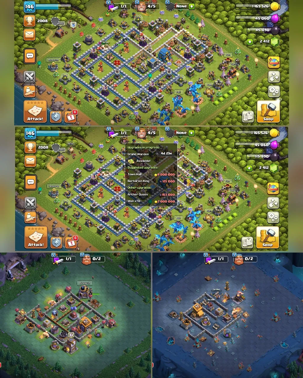 C030 TH12 PIXEL SCENERY - XP146 - 2,412 GEMS - CN 1,500 GEMS - BK55 SKIN3 - AQ61 SKIN2 - GW33 SKIN WARDEN MASTER - BM11