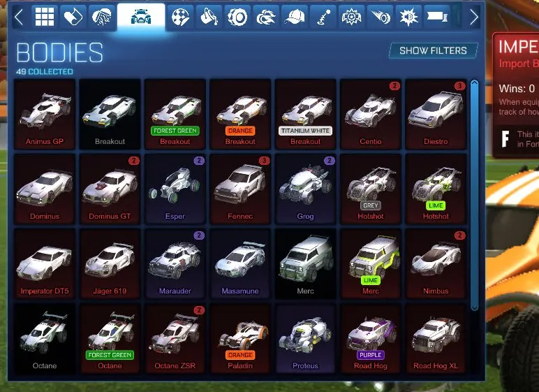 STOCK735 //Fennec, Dominus, Titanium White Breakout, 30+ Cars, 80+ Drops, Dueling Dragons, Heatwave, Mainframe (K)
