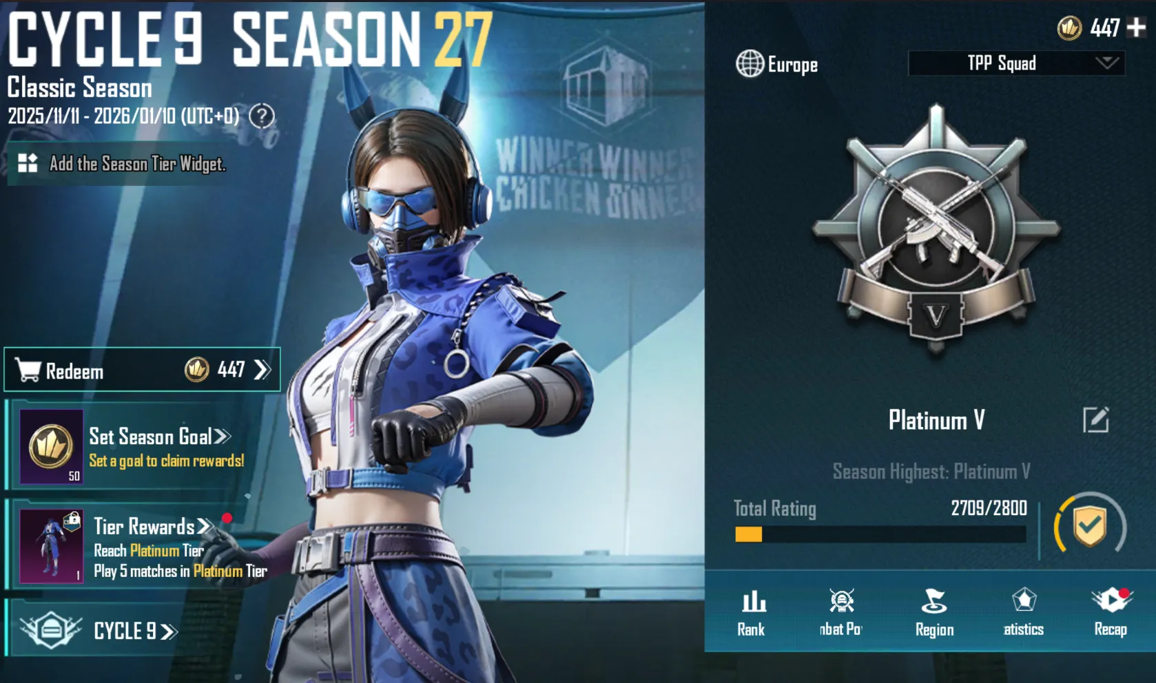 PUBG- Mobile✅ Gold Ranked 💥 New Season ✅ Ranked Ready ✨ Europe Server 🎉 Full Access 🚀 Instant Delivery