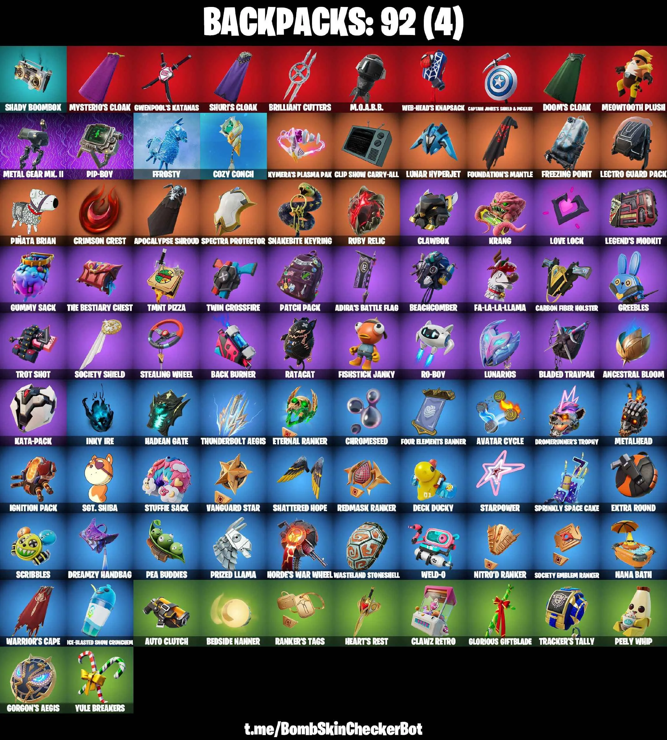 ❤️63 SKINS❤️BACKLASH❤️GILDED SPIDER-MAN❤️CHARLOTTE❤️REVERIE❤️HOPE❤️TOONA FISH❤️SURF WITCH❤️ARCTIC ADELINE❤️POLAR PEELY❤️MANIC❤️DOJO DEFENDER❤️RUNWAY RACER❤️ICE BREAKER❤️CAN PLAY ON PSN❤️XBOX❤️PC❤️NINTENDO❤️MOBILE❤️1200 VBUCKS❤️FULL EMAIL ACCESS❤️